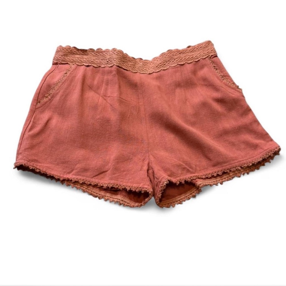 Lace Trimmed Shorts